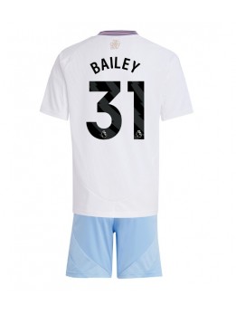 Aston Villa Leon Bailey #31 Replika Borta Kläder Barn 2024-25 Kortärmad (+ byxor)